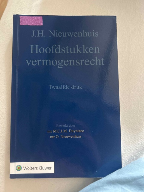 9789013140828-Hoofdstukken-vermogensrecht