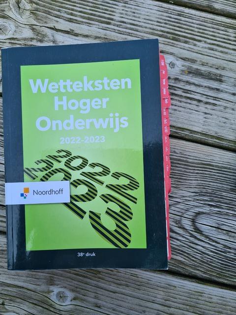 9789001299132-Wetteksten-Hoger-Onderwijs-2022-2023