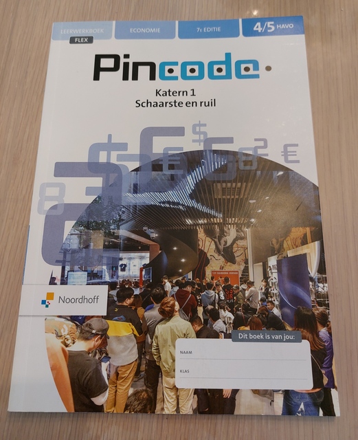 9789001753832-Pincode-vwo-katern-1-Schaarste-en-Ruil-Leerwerkboek-Flex