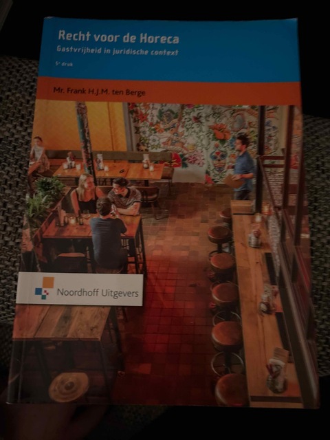 9789001881887-Recht-voor-de-Horeca
