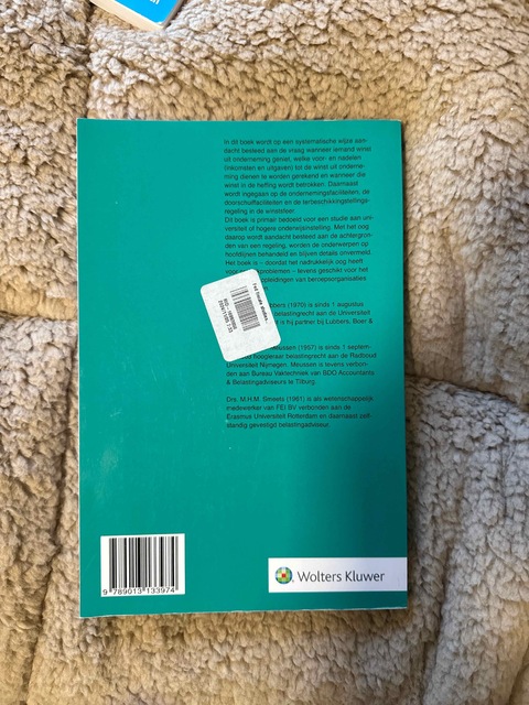 9789013133974-Hoofdzaken-winst-uit-onderneming