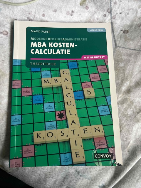 9789463172875-MBA-Kostencalculatie-met-resultaat-4e-druk-Theorieboek