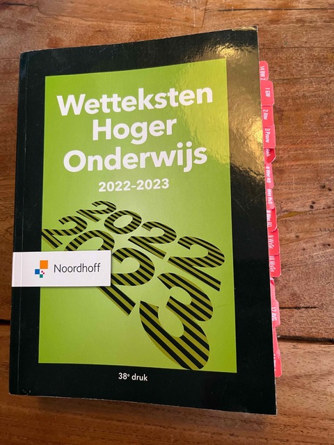 9789001299132-Wetteksten-Hoger-Onderwijs-2022-2023