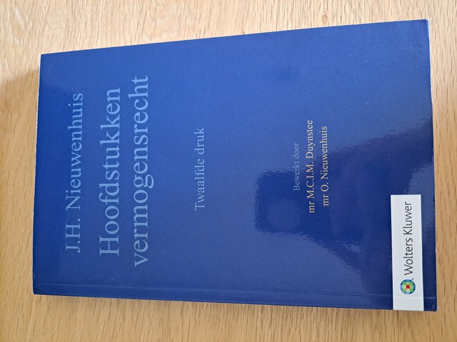 9789013140828-Hoofdstukken-vermogensrecht