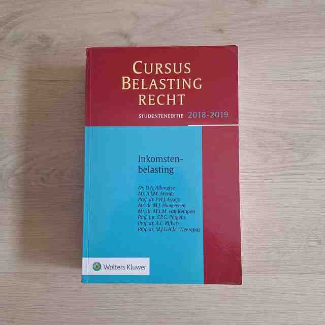 9789013148824-Cursus-Belastingrecht-Inkomstenbelasting-2018-2019