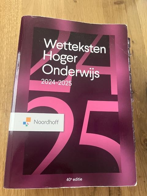 9789001045579-Wetteksten-Hoger-Onderwijs-2024-2025