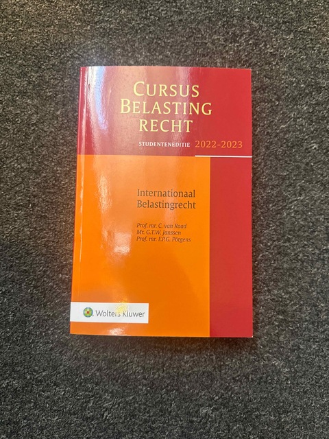 9789013168051-Studenteneditie-Cursus-Belastingrecht-Internationaal-Belastingrecht-2022-2023