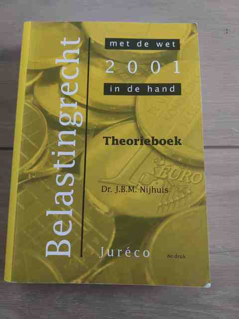 9789074841627-Belastingrecht-met-de-wet-in-de-hand-2001-theorieboek