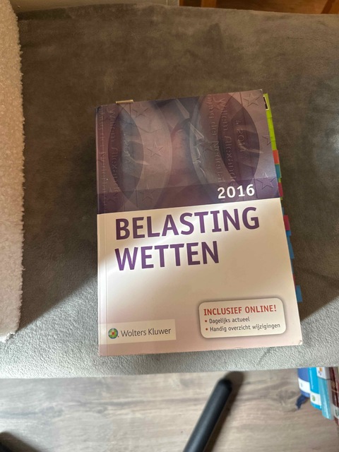 9789013131772-Belastingwetten-2016