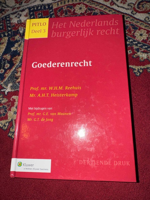 9789013052770-Pitlo-3--Goederenrecht