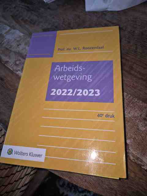 9789013167252-Arbeidswetgeving-20222023