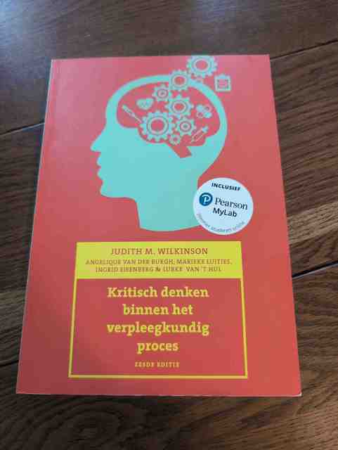9789043037105-Kritisch-denken-binnen-het-verpleegkundig-proces-6e-editie-met-MyLab-NL-toegangscode