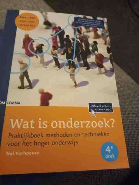 9789059316713-Wat-is-onderzoek-Methoden-en-technieken-voor-het-Hoger-Onderwijs-Praktijkboek