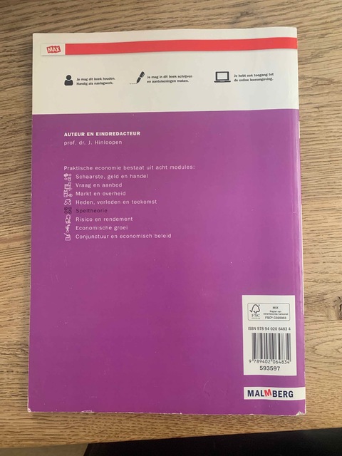 9789402064834-Praktische-Economie--MAX-5-Speltheorie-leerjaar-456-vwo