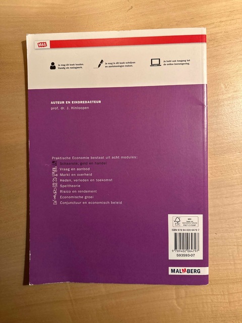 9789402064797-Praktische-Economie-456-vwo-module-1-Schaarste-geld-en-handel-leerjaar