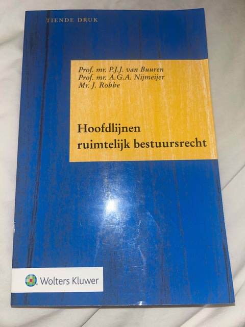 9789013140101-Hoofdlijnen-ruimtelijk-bestuursrecht