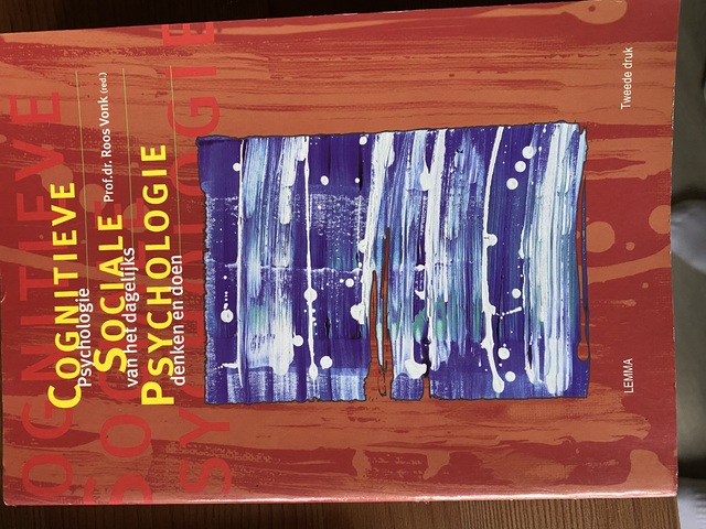 9789059310018-Cognitieve-sociale-psychologie