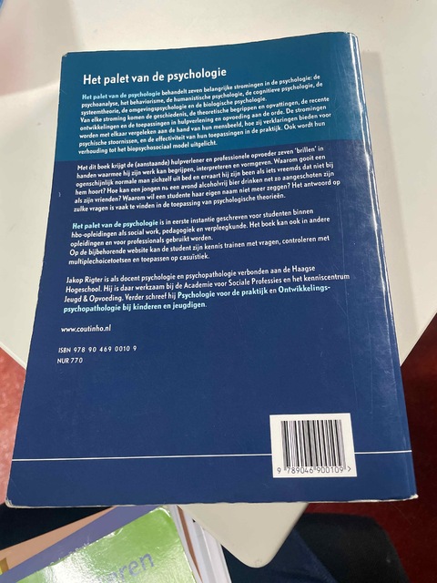 9789046900109-Het-palet-van-de-psychologie