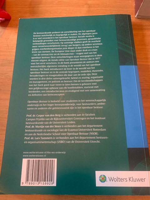 9789013159929-Openbaar-Bestuur-beleid-organisatie-en-politiek