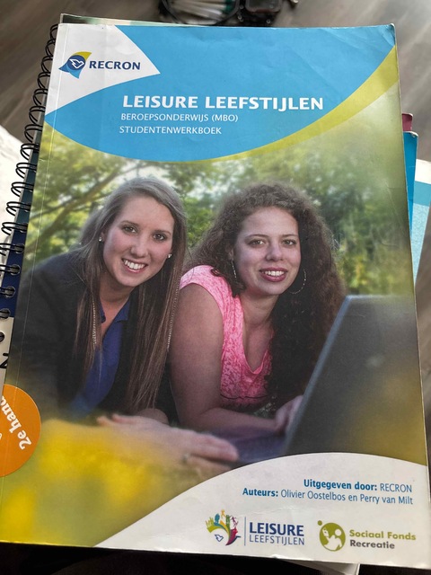 9789081906654-RECRON-leisure-leefstijlen-beroepsonderwijs-Studentenwerkboek