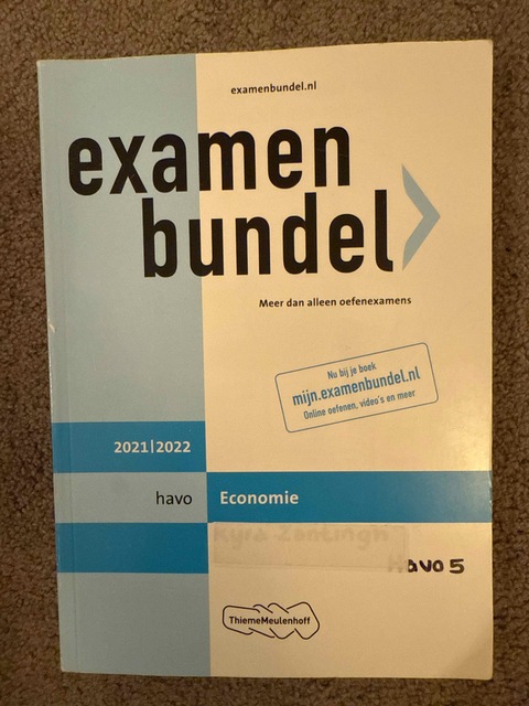 9789006491500-Examenbundel-havo-Economie-20212022