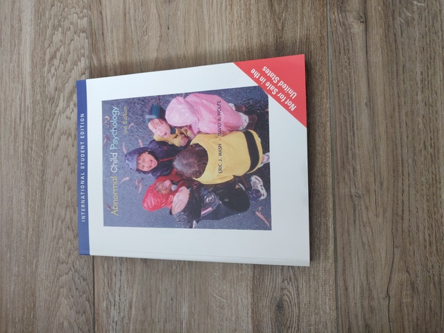 9780534554354-Ise-Abnormal-Child-PsychologywInfotrac