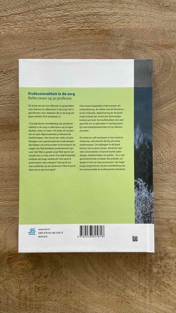 9789036825818-Professionaliteit-in-de-zorg