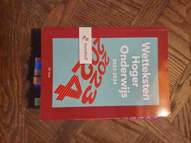 9789001043889-Wetteksten-Hoger-Onderwijs-2023-2024