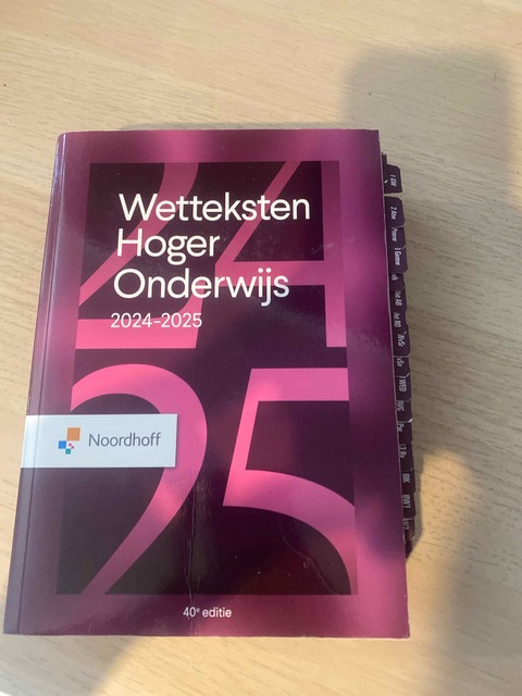9789001045579-Wetteksten-Hoger-Onderwijs-2024-2025