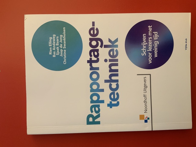 9789001841744-Rapportagetechniek