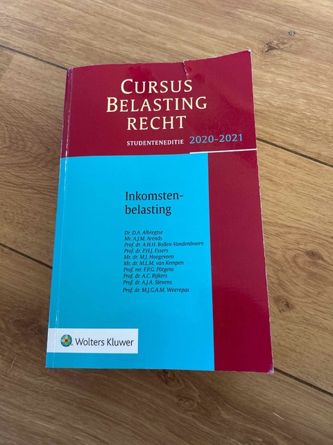 9789013157963-Cursus-Belastingrecht-Inkomstenbelasting-2020-2021