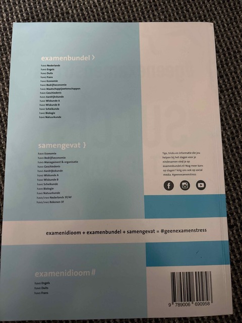 9789006690958-Examenbundel-havo-Engels-20192020