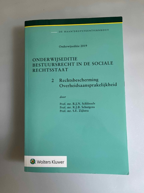 9789013146394-Onderwijseditie-Bestuursrecht-in-de-sociale-rechtsstaat-2.-Rechtsbescherming-Overheidsaansprakelijkheid