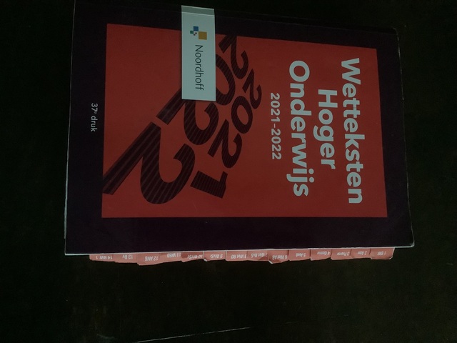 9789001747671-Wetteksten-hoger-onderwijs-2021-2022
