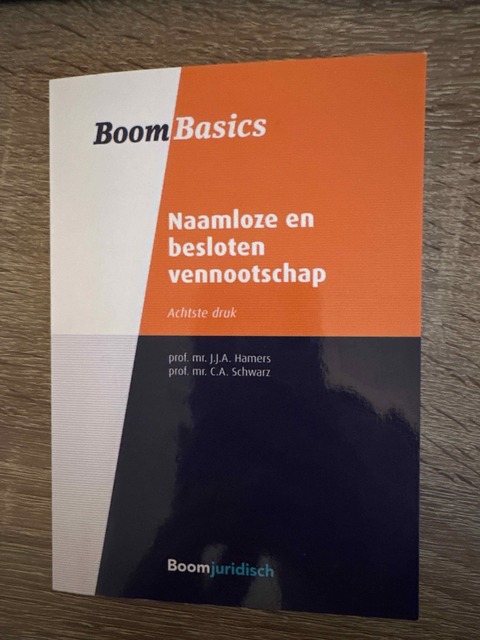 9789462908185-Boom-Basics-Naamloze-en-besloten-vennootschap