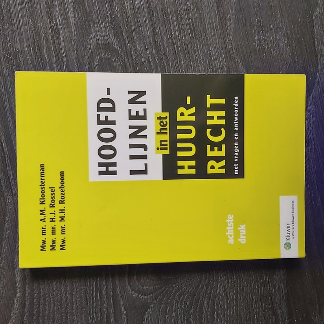 9789013122411-Hoofdlijnen-in-het-huurrecht