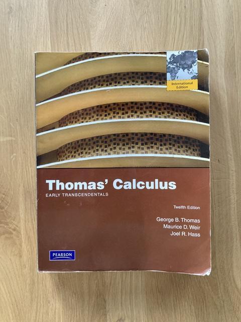 9780321636324-Thomas-Calculus