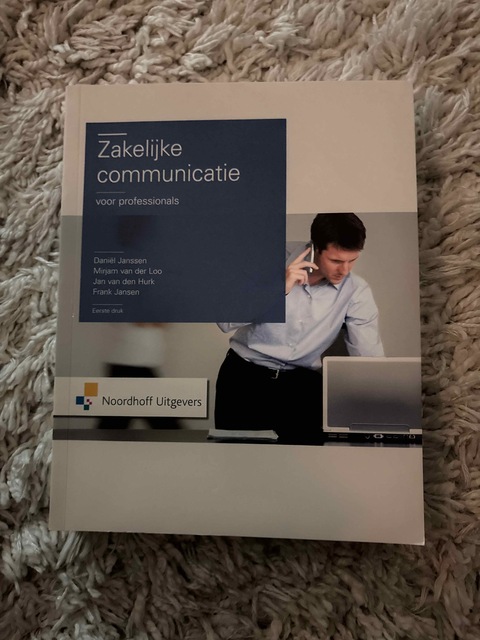 9789001813208-Zakelijke-communicatie-voor-professionals