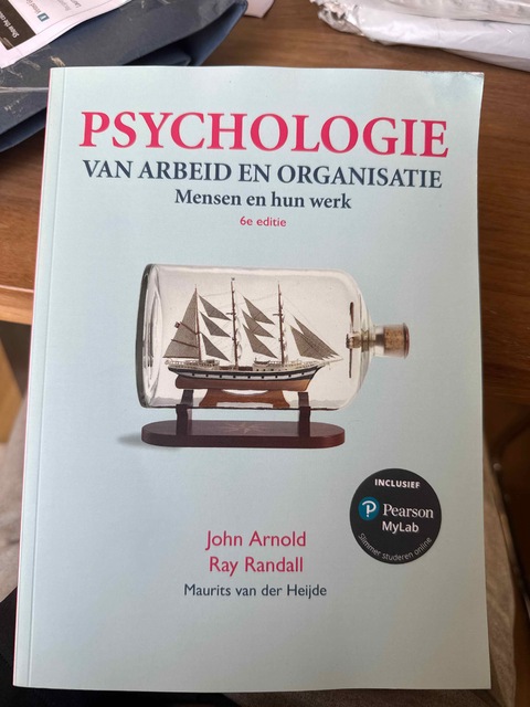 9789043036917-Psychologie-van-arbeid-en-organisatie-6e-editie-met-MyLab-NL-toegangscode