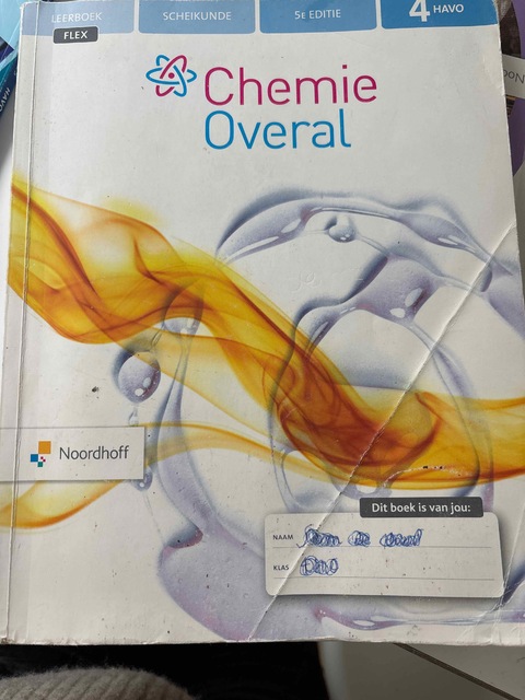 9789001746292-Chemie-Overal-havo-4-FLEX-leerboek