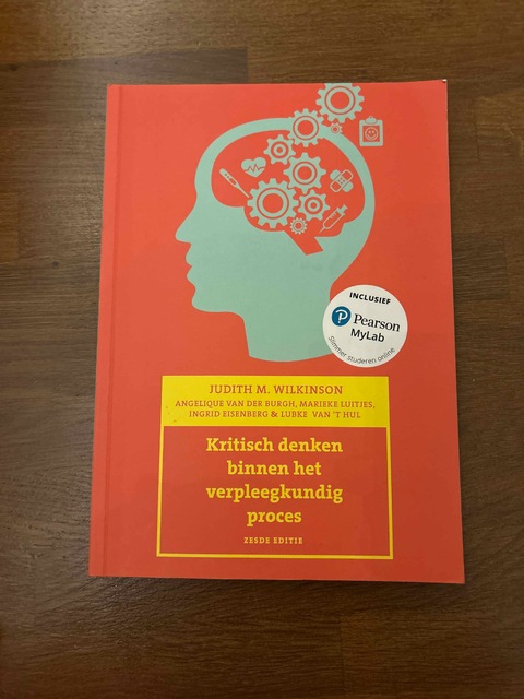 9789043037105-Kritisch-denken-binnen-het-verpleegkundig-proces-6e-editie-met-MyLab-NL-toegangscode