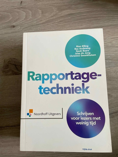9789001841744-Rapportagetechniek