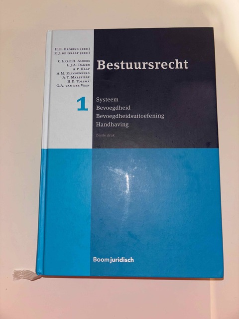 9789462905818-Bestuursrecht-1-Systeem-bevoegdheid-bevoegdheidsuitoefening-handhaving
