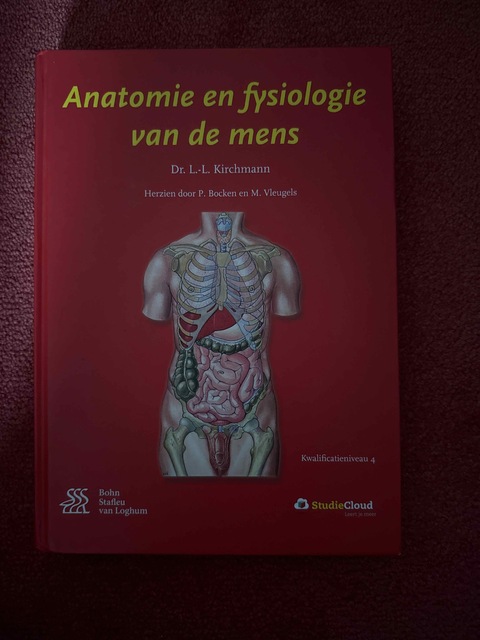 9789036813433-Anatomie-en-fysiologie-van-de-mens-kwalificatieniveau-4
