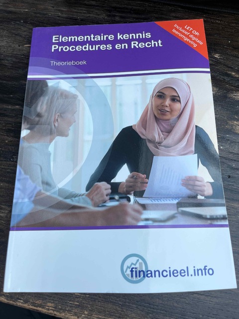 9789037260380-Elementaire-kennis-procedures-en-recht-2021-Theorieboek