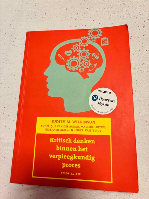 9789043037105-Kritisch-denken-binnen-het-verpleegkundig-proces-6e-editie-met-MyLab-NL-toegangscode