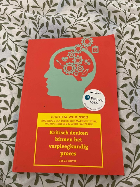 9789043037105-Kritisch-denken-binnen-het-verpleegkundig-proces-6e-editie-met-MyLab-NL-toegangscode