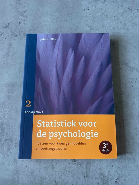 9789059319738-Statistiek-voor-de-psychologie-Deel-2-toetsen-voor-twee-gemiddelden-en-toetsingstheorie