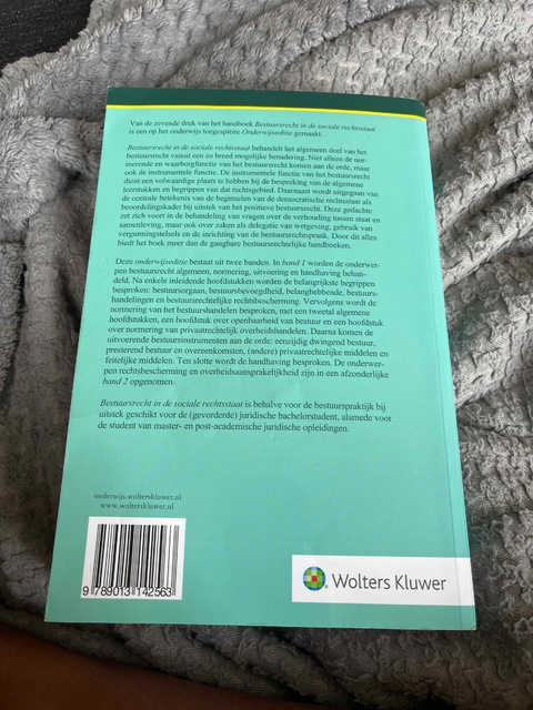 9789013142563-Onderwijseditie-bestuursrecht-in-de-sociale-rechtsstaat-band-1