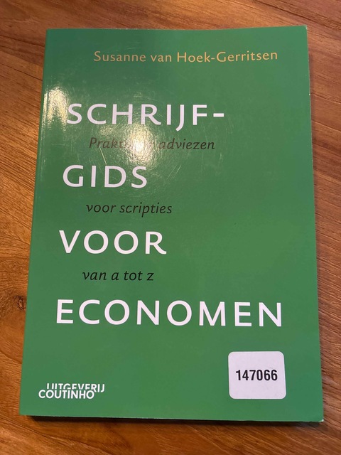 9789046908587-Schrijfgids-voor-economen